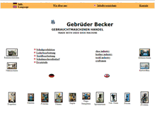 Tablet Screenshot of maschinen-becker.com